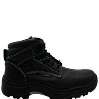 [BRM2023555] 스케쳐스 맨즈 Tarlac 스틸 토 작업 부츠 - 블랙  SKECHERS Men&#039;s Steel Toe Work Boot Black