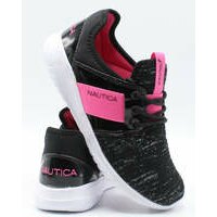 [BRM2082890] 노티카 Primage 스니커 (Pre School) - 블랙 핑크 키즈 Youth  NAUTICA Sneaker Black Pink