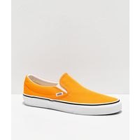 [BRM1979671] 반스 슬립온 네온 블레이즈 Orange &amp; 화이트 스케이트보드화  329399 캐주얼화  Vans Slip-On Neon Blaze White Skate Shoes