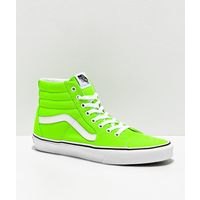 [BRM1984277] 반스 Sk8-하이 네온 Gecko Green &amp; 화이트 스케이트보드화  329397 캐주얼화  Vans Sk8-Hi Neon White Skate Shoes