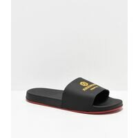 [BRM2026683] 프리미티브 x Kikkoman 블랙 &amp; 레드 슬리퍼 샌들  311565  Primitive Black Red Slide Sandals