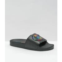 [BRM2039816] 챔피언 IPO 젤리 블랙 &amp; 멀티colored 슬리퍼 샌들  338416 캐주얼화  Champion Jelly Black Slide Sandals