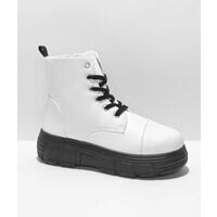 [BRM2089891] KOI AC1 화이트 플랫폼 부츠  347126  White Platform Boots
