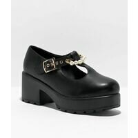 [BRM2165287] Koi 마리 제인 블랙 &amp; 펄 플랫폼 슈즈  362723  Mary Janes Black Pearl Platform Shoes